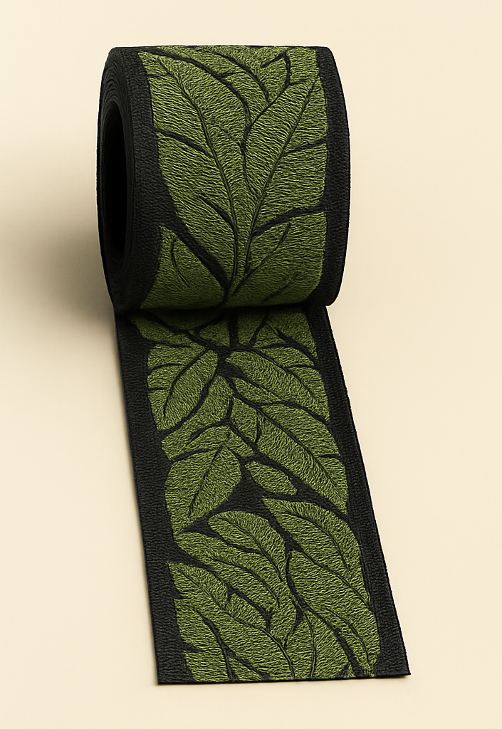 Banana Leaf Border 7"