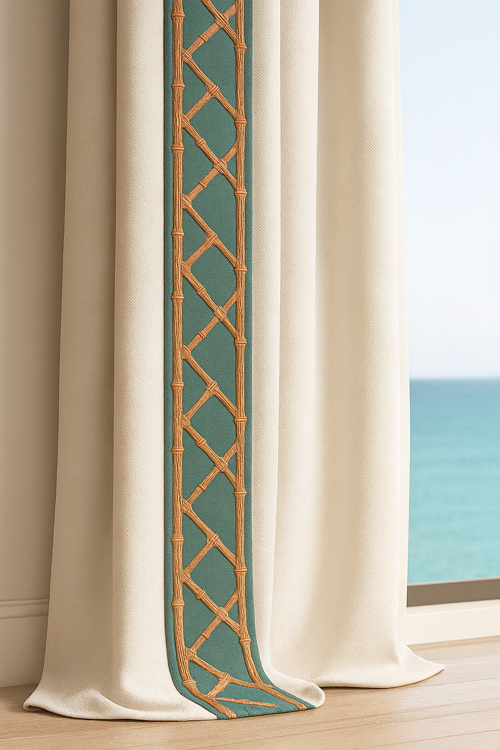 Bamboo on Drapery