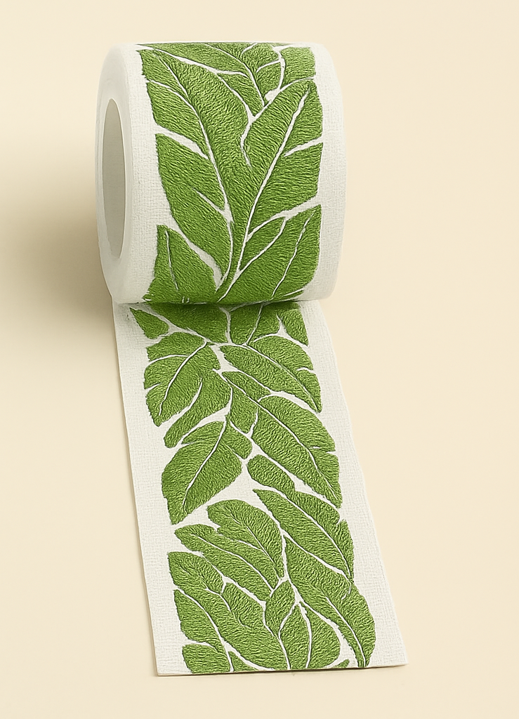 Banana Leaf Border 7"
